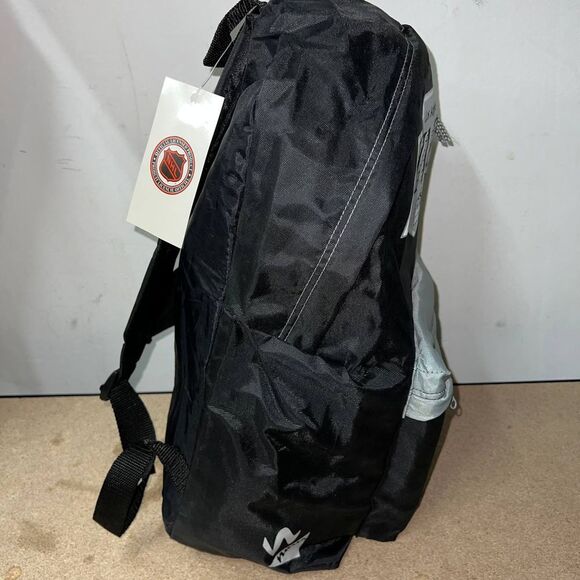 Vintage Los Angeles LA Kings Backpack Bag Black NHL Nasco‎ Lightweight Printed - Picture 3 of 7